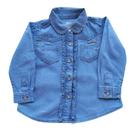 Camisa Bebê Feminina Jeans ML Milon