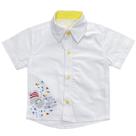 Camisa Bebê Look Jeans c/ Silk Branca - UNICA - P