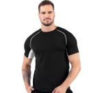 Camisa Bicolor Básica Masculina Dry Fit Anti Suor Novidade