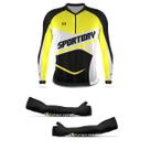 Camisa Bike Sportbay Oficial Manga Longa + Manguito