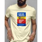 Camisa Bloquinho Tadalafilo Masculina Camisa Fantasia Carnaval 100 algodão Estiloso Confortavel