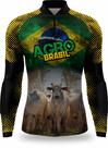 Camisa blusa agro com proterçao uv