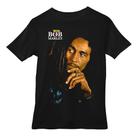 Camisa Bob Marley Algodão Estampado T-shirt Personalizado