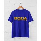 Camisa boca juniors super mundia 2025 azul algodão