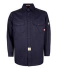 Camisa BOCOMAL FR Camisa azul marinha resistente a chamas NFPA2112 CAT2