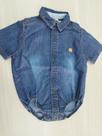 Camisa body jeans tamanho M