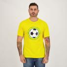 Camisa Bola Rumo ao Hexa Amarela Camisa Bola Rumo ao Hexa Amarela