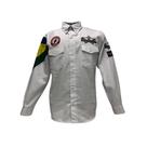 Camisa Bordada Country Masculina Radade Branca - Peão de Boiadeiros MLBRHC