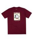 Camisa bordo com estampa