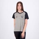 Camisa Botafogo Ondulação Feminina Cinza Camisa Botafogo Ondulação Feminina Cinza