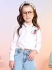 Camisa botão feminino infantil Camisa botão feminino infantil