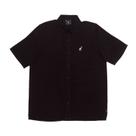 Camisa Botão Lrg Western Script Woven Preto