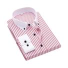Camisa Branca Slim Fit Masculina De Manga Longa Com Colarinho Windsor E Botões Pretos Confortável E