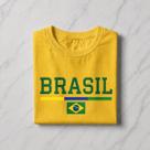 Camisa Brasil 100% Algodao Futebol Copa Churrasco Pagode Selecao Brasileira Hexa Copa Leve Estilosa Camisa Brasil 100% Algodao Futebol Copa Churrasco Pagode Selecao Brasileira Hexa Copa Leve Estilosa