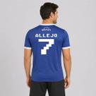 Camisa Brasil Canarinho Azul 7 Allejo Camisa Brasil Canarinho Azul 7 Allejo