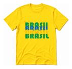 Camisa Brasil Cores Vibrantes Vivas Algodao Copa Do Mundo Torcedor Hexa Unissex Urbano Casual Verao Camisa Brasil Cores Vibrantes Vivas Algodao Copa Do Mundo Torcedor Hexa Unissex Urbano Casual Verao