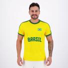 Camisa Brasil Dry Basic Amarela Camisa Brasil Dry Basic Amarela