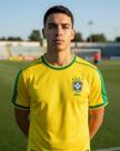 Camisa Brasil Retrô 1998 Masculino - Série Mimitadia Tamanho:P Cor:Amarelo