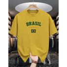 Camisa Brasil Unissex e Infantil Novidade