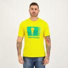 Camisa Brasil Vem Hexa Amarela Camisa Brasil Vem Hexa Amarela