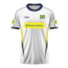 Camisa Brasil Vôlei Volt 2025 Jogo 3 Branca - Masculino