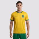 Camisa Brasil Zico Galinho Amarela Camisa Brasil Zico Galinho Amarela