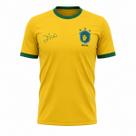 Camisa Brasil Zico Galinho Retro Edição Especial - Masculino Tamanho:MCor:Amarelo