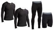 Camisa Calça Bermuda Térmica Segunda Pele Proteção UV Compressão Kanxa Kit com 4 Peças Kanxa