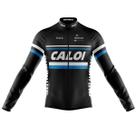 Camisa Caloi Manga Longa Bicicleta Ciclismo Dry Fit Mtb Ziper