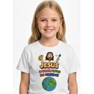 Camisa camisa blusa infantil Jesus o maior pintor do mundo 100%