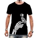 Camisa Camiseta Arte Tumblr Esqueletos Caveira Ossos Moda 8 Camisa Camiseta Arte Tumblr Esqueletos Caveira Ossos Moda 8