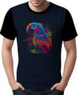 Camisa Camiseta Aves Araras Vermelha Cores Papagaios HD 2