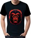 Camisa Camiseta Babuino Macaco Gorila Face Animais Selva 5 Camisa Camiseta Babuino Macaco Gorila Face Animais Selva 5
