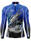 Camisa Camiseta Blusa de Pesca Marlin Peixe Espada com Proteção uv50