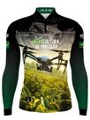 Camisa Camiseta Blusa Drone Agro Uniforme Trabalho Plantação com Proteção uv50