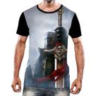 Camisa Camiseta Cavaleiros Templários Cruzadas Armaduras 8