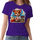 Camisa Camiseta Color Chefe Cachorro Cozinheiro Cozinha 8