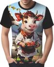 Camisa Camiseta Color Chefe Vaquinha Cozinheira Cozinha 6