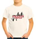 Camisa Camiseta de Algodão Infantil Juvenil Para Menino Menina Unissex Série Stranger Thingss MD3