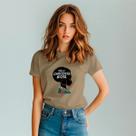 Camisa Camiseta Feminina Consciência Negra Conscientização Mulher 100 Algodão Estilosa Confortavel Casual