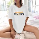 Camisa Camiseta Feminina Estampada Cada Gole Uma Sentença 100% Algodão Fio 30.1 Penteado