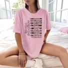 Camisa Camiseta Feminina Estampada Multiplas Inteligencias 100% Algodão Fio 30.1 Penteado