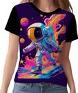 Camisa Camiseta Galaxias Astronauta Marte Lua Planetas 9
