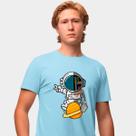 Camisa Camiseta Genuine Grit Masculina Estampada Algodão 30.1 Astronauta Camisa Camiseta Genuine Grit Masculina Estampada Algodão 30.1 Astronauta