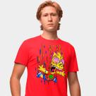 Camisa Camiseta Genuine Grit Masculina Estampada Algodão 30.1 Bart Simpson Trip