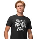 Camisa Camiseta Genuine Grit Masculina Estampada Algodão 30.1 Jesus Never Fail