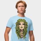Camisa Camiseta Genuine Grit Masculina Estampada Algodão 30.1 Medusa
