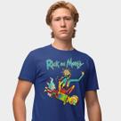 Camisa Camiseta Genuine Grit Masculina Estampada Algodão 30.1 Rick e Morty Skate Trip