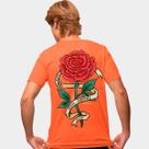 Camisa Camiseta Genuine Grit Masculina Estampada Algodão 30.1 Roses