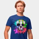 Camisa Camiseta Genuine Grit Masculina Estampada Algodão 30.1 Skull Color
